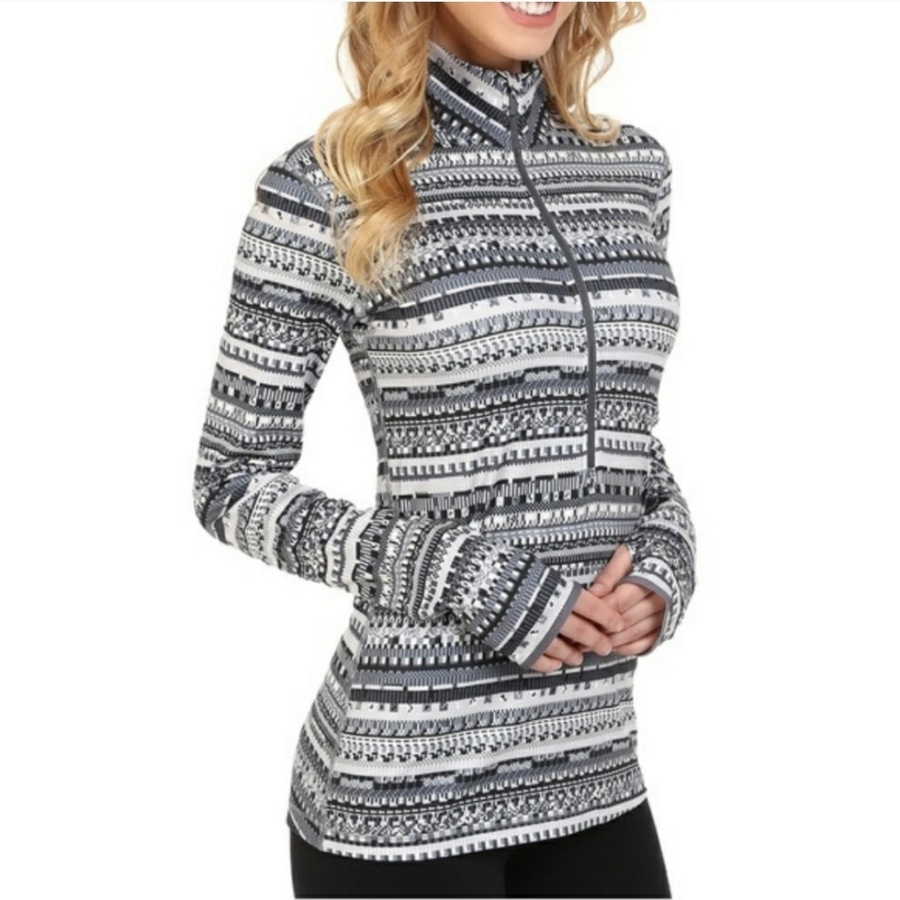 Nike Pro Hyperwarm Nordic Pattern Half Zip